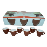 Tazze da caffè marroni