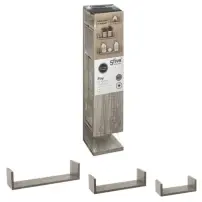 5five Fixy Set 3 Mensole MDF Effetto Rovere Grigio