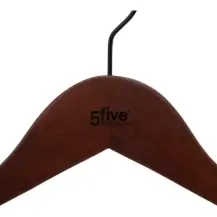 5five gruccia in legno scuro per giacche