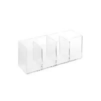 5five Organizer Selena 4 scomparti trasparente 7 x 7 x 9,8 cm