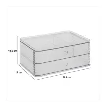 5five Plastor Organizzatore cassetti trasparente 23,3x10,5 cm