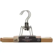 5five Set 3 Appendini in Legno con Clip