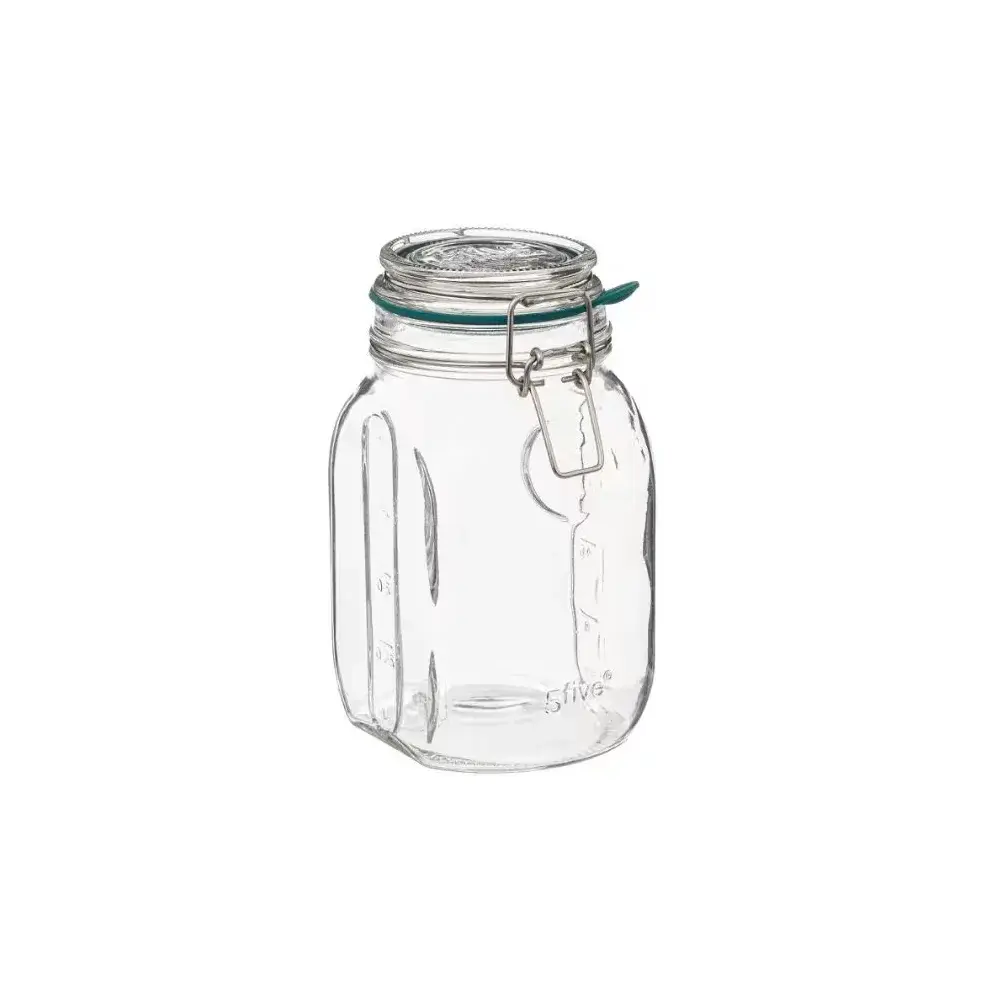 5five Vaso di Vetro Jarro Trasparente 1 L