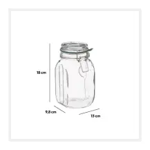 5five Vaso di Vetro Jarro Trasparente 1 L