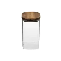 5Five Vaso in vetro con coperchio acacia 1,3 L