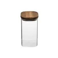 5Five Vaso in vetro con coperchio acacia 1,3 L