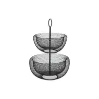 5five Alzata Portafrutta Mesh 2 Livelli Ø 24x29 cm