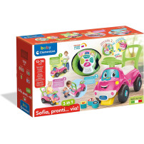 Sofia Pronti Via - Macchinina Cavalcabile 3 in 1, Gioco Educativo Parlante