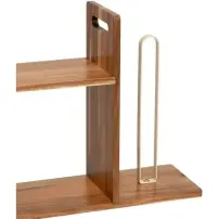 5five Scaffale con Porta in Legno di Acacia