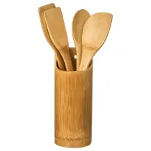 5five Set di 4 Spatole in Bambù per Cucina