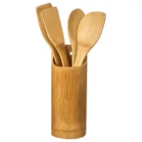 5five Set di 4 Spatole in Bambù per Cucina