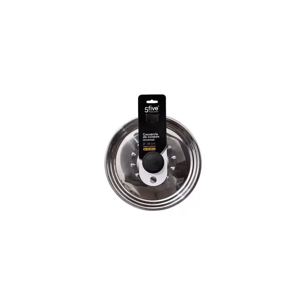 5five Coperchio Inox D22/24/26 cm Acciaio 18/8