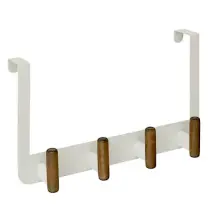5Five Cassie Appendiabiti da Parete Beige 4 Ganci