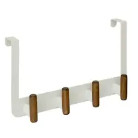 5Five Cassie Appendiabiti da Parete Beige 4 Ganci