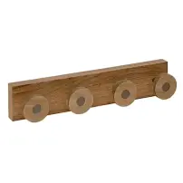 5five Appendiabiti Come Marrone 4 Ganci MDF 40 cm