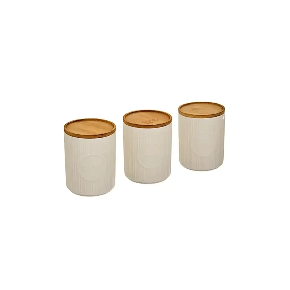 5FIVE Barattolo in ceramica bianca 11 cm assortito