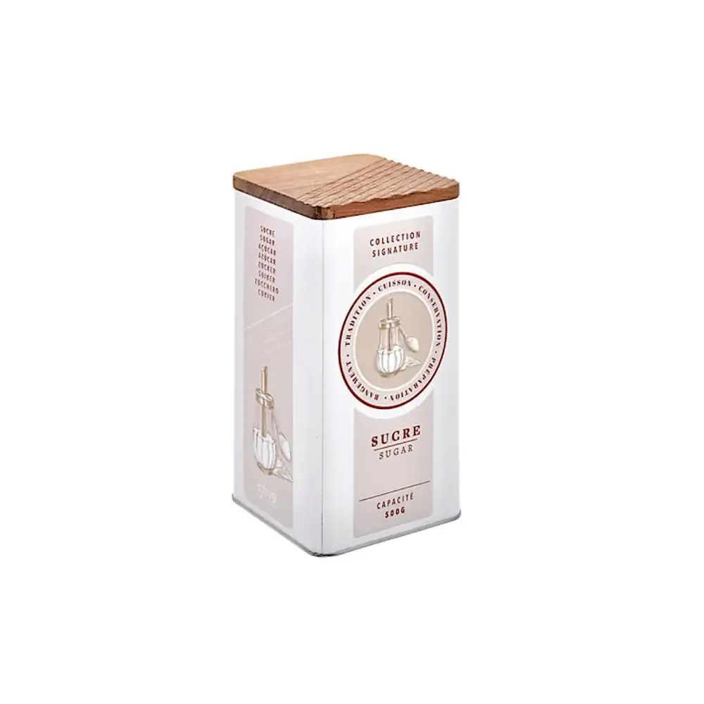 5five Signature Barattolo Zucchero Latta 8x13x20 cm