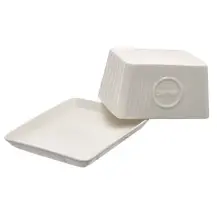 5five Burriera in ceramica bianca 15 x 12 x 8 cm