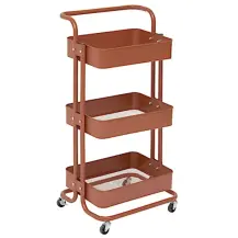 5five Carrello Cucina Color Edition Marrone Metallo 45x36x86 cm