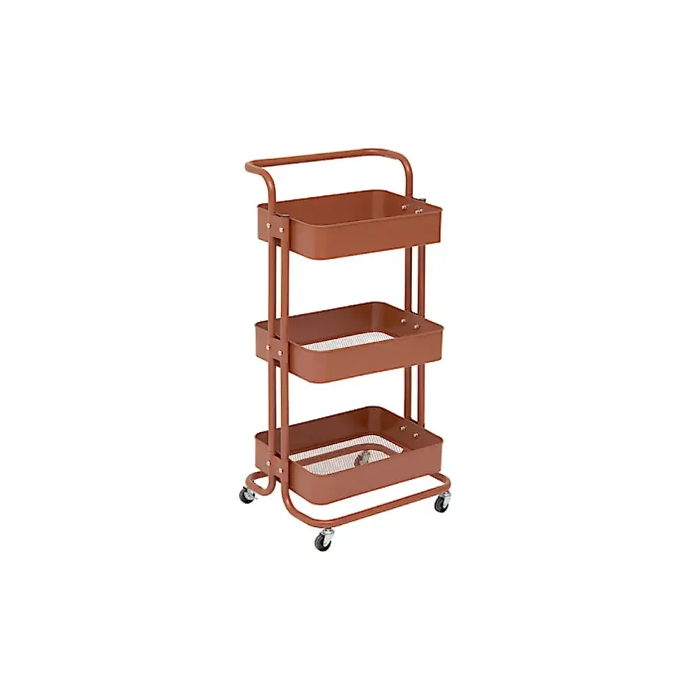 5five Carrello Cucina Color Edition Marrone Metallo 45x36x86 cm