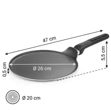 Tescoma BRAVA Crepiera Ø 26 cm antiaderente