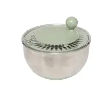 5FIVE Centrifuga per Insalata con Ciotola in Acciaio Inox da 4 Litri