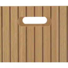 Cestino Tasso 5five in Legno Naturale 31x31 cm