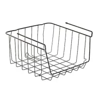 5five Spacy Cestino Portaoggetti Metallo Nero 30x32x19 cm