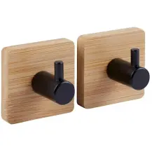 5Five Stiky 2 Ganci Adesivi Bamboo e Metallo