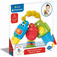 Baby Clementoni Chiavi Multiattività, 3 chiavi luci e suoni