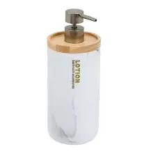 5Five Lea Dispenser Sapone Bianco 840 ml in Resina