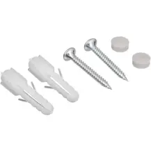 Patere 5FIVE a 4 teste in legno e metallo – colore argento