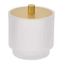 5Five Simply Smart Porta cottonfioc Solis 214703B in vetro trasparente