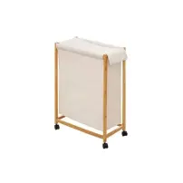 5Five Simply Smart Portabiancheria 52L Bambù Beige