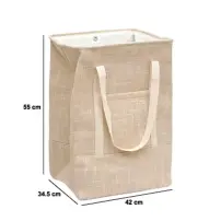 5FIVE Simply Smart Portabiancheria 70 L Poliestere Beige