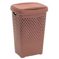 5Five Simply Smart Portabiancheria 70L Terracotta Poliestere