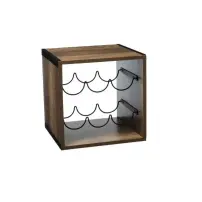 5Five Simply Smart Portabottiglie in legno MDF – 6 bottiglie, 31 cm