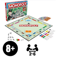 Monopoly: il classico gioco da tavolo di affari e investimenti – 2-6 giocatori – 8+