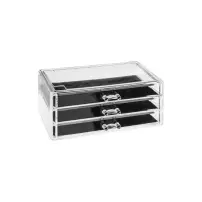 5five Portagioie Selena 3 cassetti trasparente – Design moderno