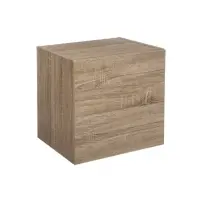 5FIVE Scaffale con Anta, 2 Ripiani – Finitura Naturale Legno 37x30x37…