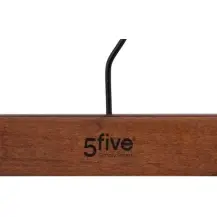 5Five Set 2 Appendini Legno Scuro 12x12 cm