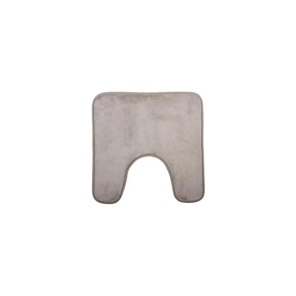 Colorama Tappeto per WC tortora in poliestere 48x48x1 cm