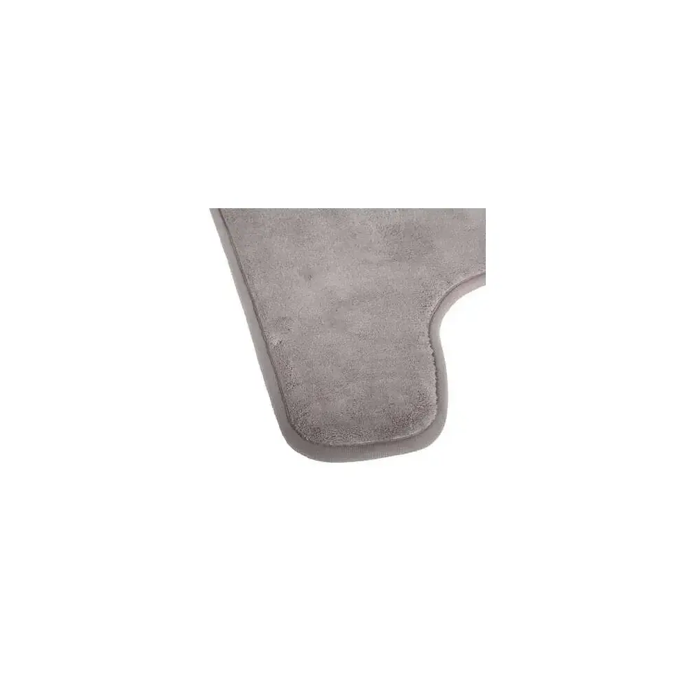 Colorama Tappeto per WC tortora in poliestere 48x48x1 cm