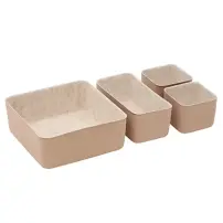 Set 4 Organizer Feltia Beige 5FIVE - Set da 4 pezzi
