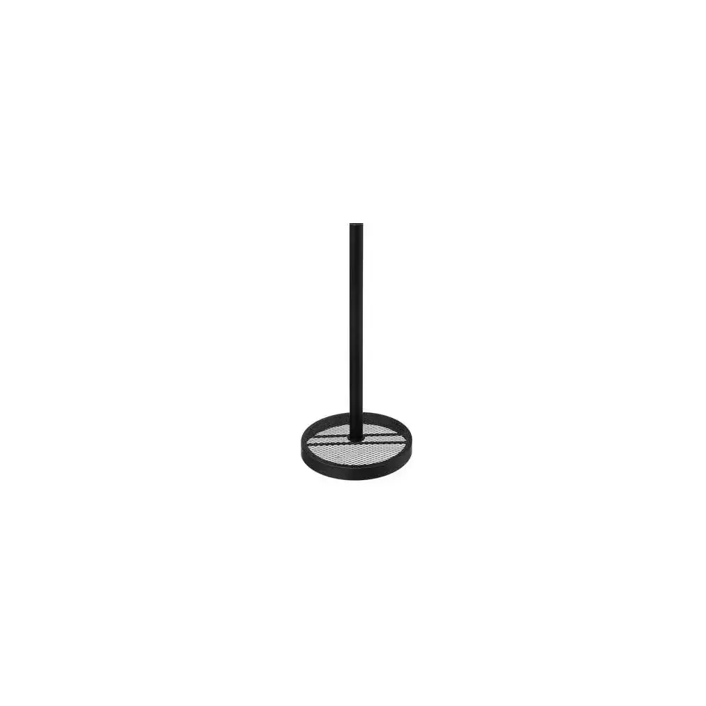 5FIVE Portarotolo Cucina Metallo Nero 16x33 cm