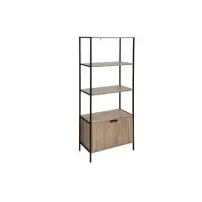 5FIVE Libreria Aliaj 68x35x176 cm Effetto rovere