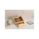5FIVE Portapane Bamboo 30x33x21 cm con cassetto