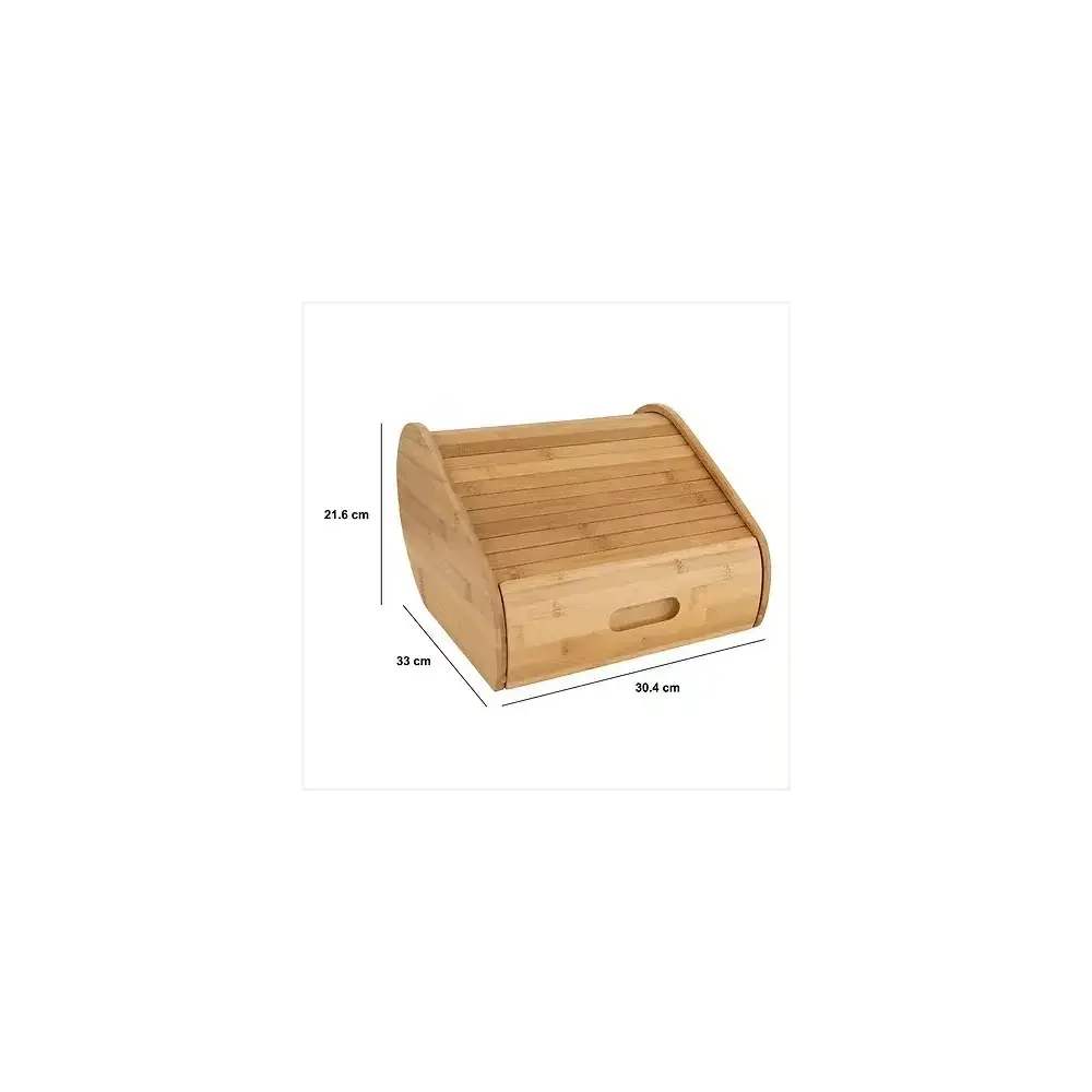 5FIVE Portapane Bamboo 30x33x21 cm con cassetto