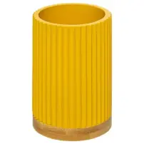 5FIVE Portaspazzolini Giallo 11 cm