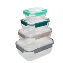 5Five Set 4 Contenitori in Plastica | Polipropilene